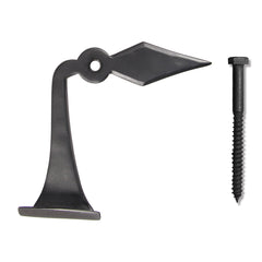 Brass Shutter Dog - Diamond Side (Left or Right)