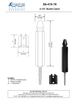 Brass Bullet Catch - 3-1/4"